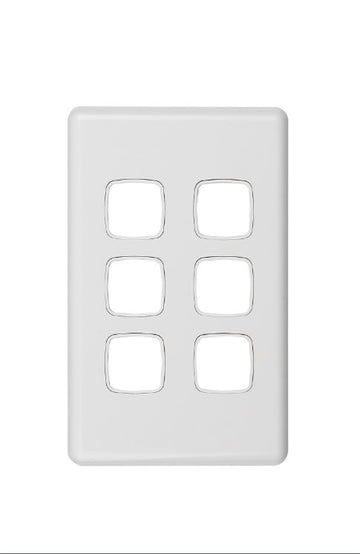 6 Gang Grid & Plate Only