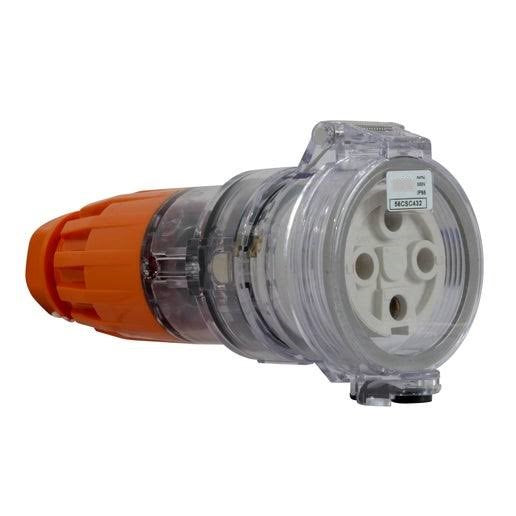 50 Amp Cord Connector 4 x Round Pins IP66